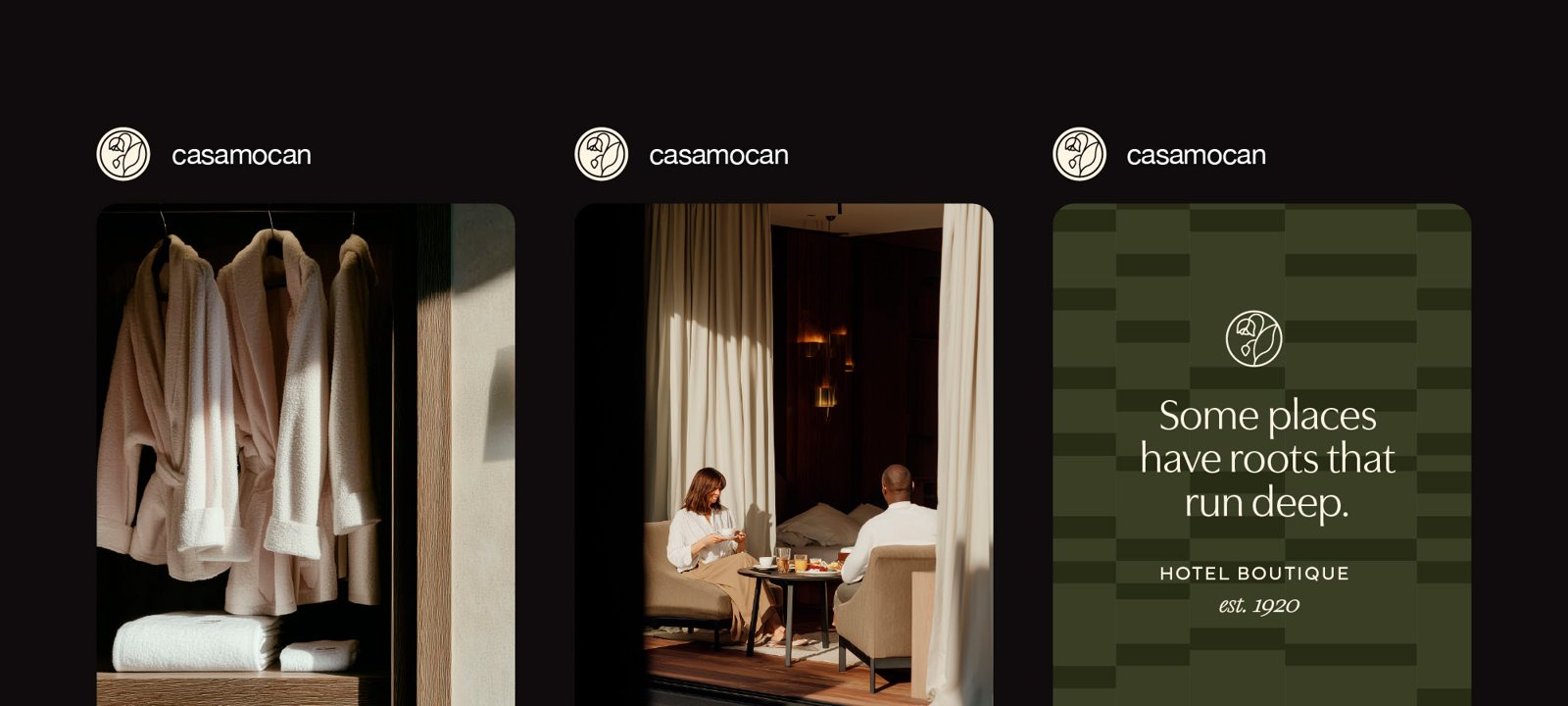 Publicaciones de Instagram para Casa Mocán